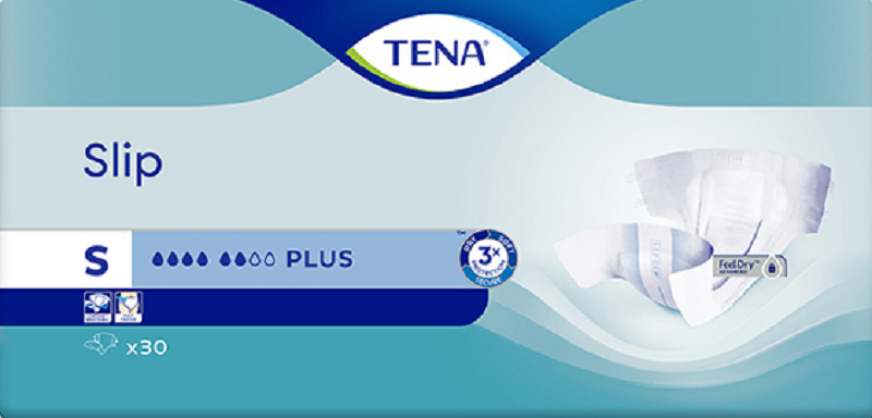 Tena підгузники для дорослих Slip Plus Small 55-85 см 30 шт